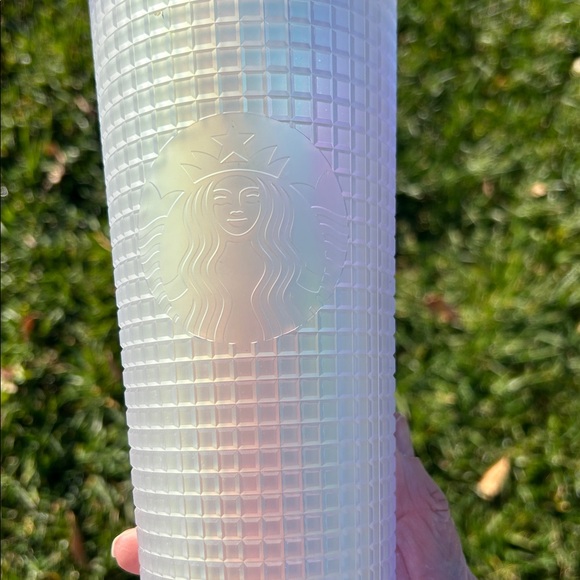 Starbucks 24 Oz Spring 2022 Iridescent Unicorn Grid Venti Tumbler NWT - Picture 4 of 15